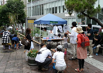 第一回「京橋川カフェ」七夕祭り