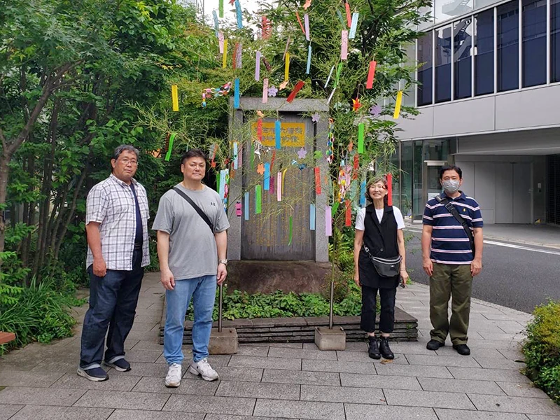 七夕祭り / 於:　京橋大根河岸おもてなしの庭